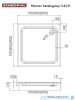 Schedpol Grando Plus Brodzik kwadratowy 70x70x17cm 3.0121